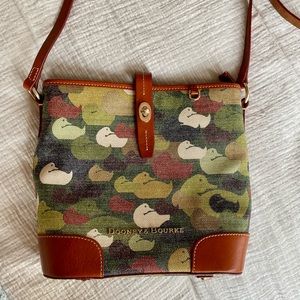 SOLDDooney & Bourke Camo Duck Bucket Purse
